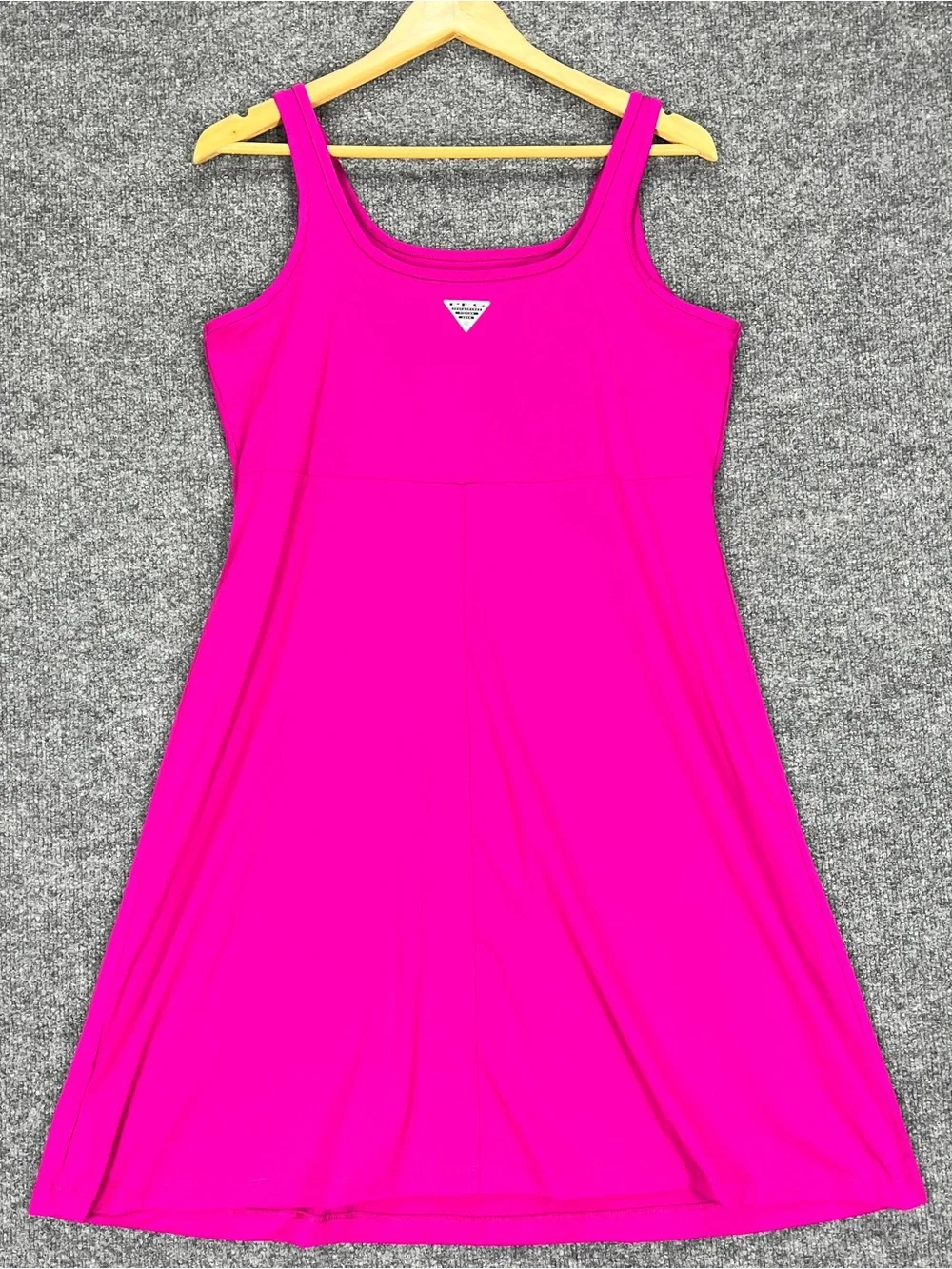 Columbia PFG Tank Dress Women’s Large Bright Pink Stretch Activewear Outdoor - Picture 2 of 7